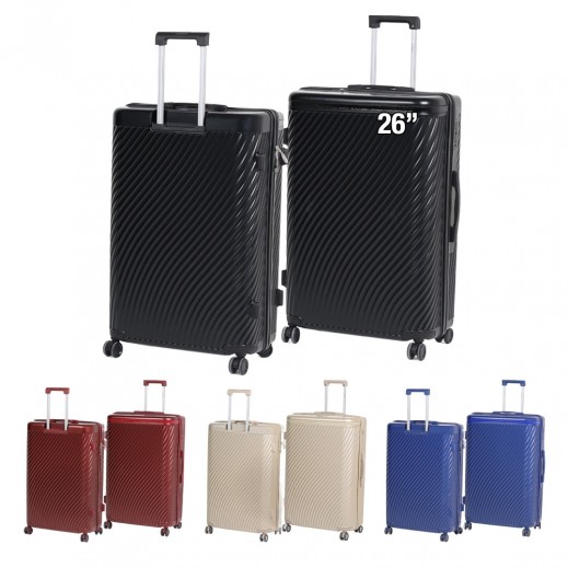 Polo Scarlett PC Medium Hard Luggage 66 cm - delivered by Devan Plus Within 3 Working days