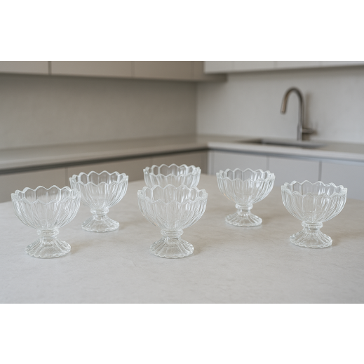 Ice Cream Set 6 Pieces - delivered by Taw9eel Within 24 Working Hours 