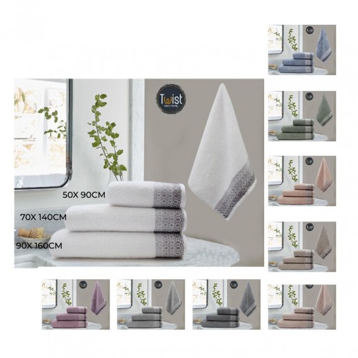 Twist Turkish Star Towel - delivered by Taw9eel Within 48 hours 