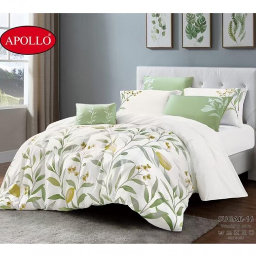 Apollo Sugar Summer Double Comforter 260 × 240 cm - 6 Pieces - delivered by Taw9eel Within 48 hours 