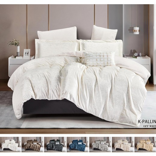 Twist Pallini Winter Comforter Set 240 x 260 cm - 7 Pieces - delivered by Taw9eel Within 48 hours 
