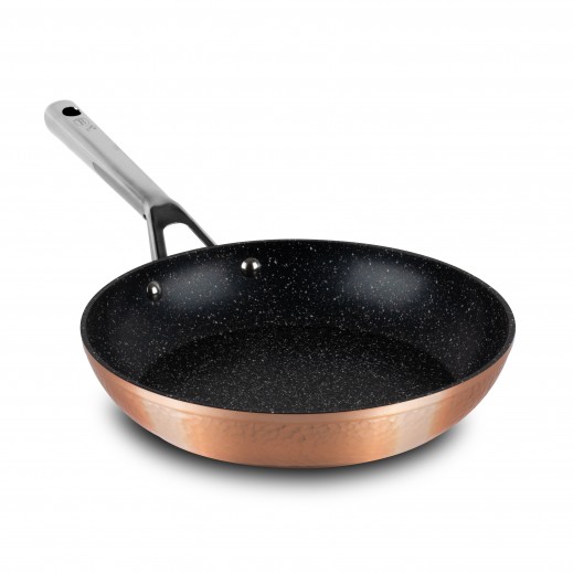 Berlinger Haus Hammered Frypan 24 Cm With Stainless Steel Handle Copper Color - delivered by Gogaes Trading Co Delivery within 3 Working Days