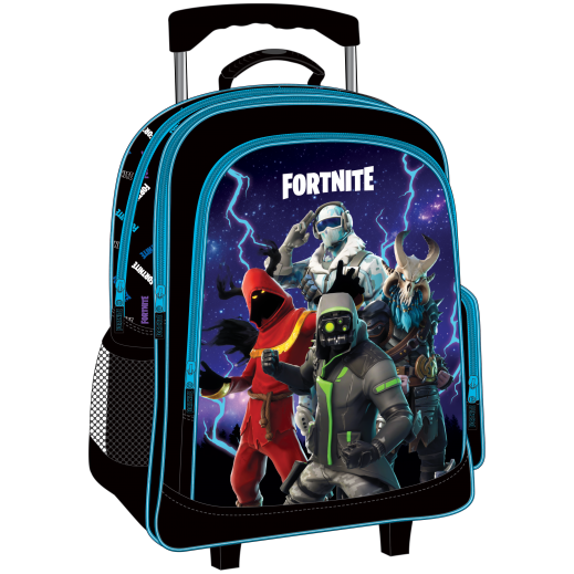 First Kid Fortnite Printed Backpack Blue 18 inch - delivered by Taw9eel within one working day 