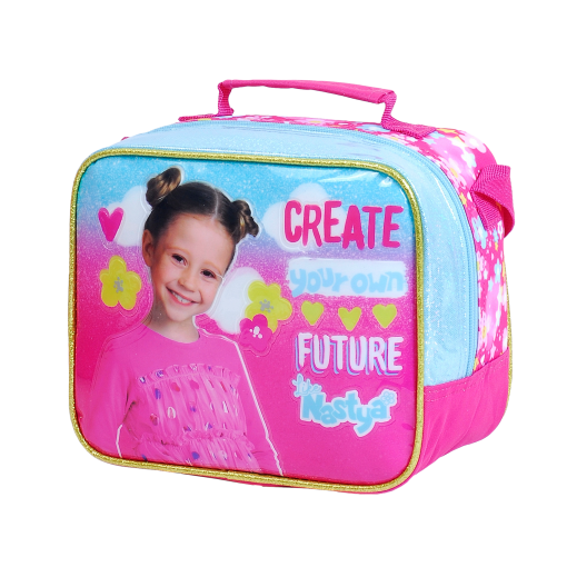 First Kid Like Nastya Printed Lunch Bag - delivered by Taw9eel within one working day 