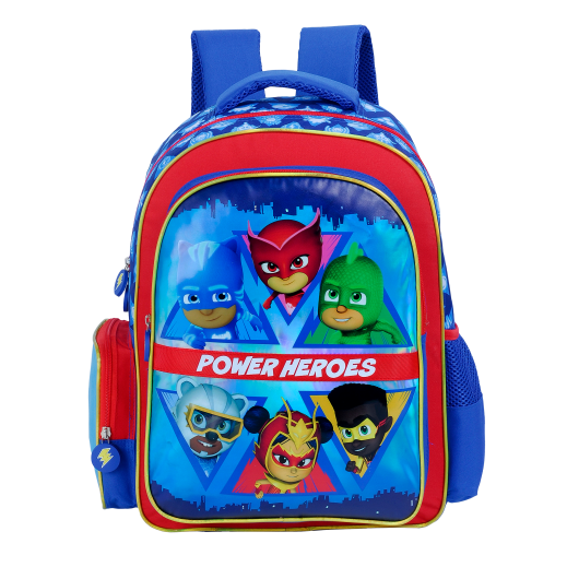 Firstkid Power Heroes Printed Backpack 16inch - delivered by Taw9eel within one working day 
