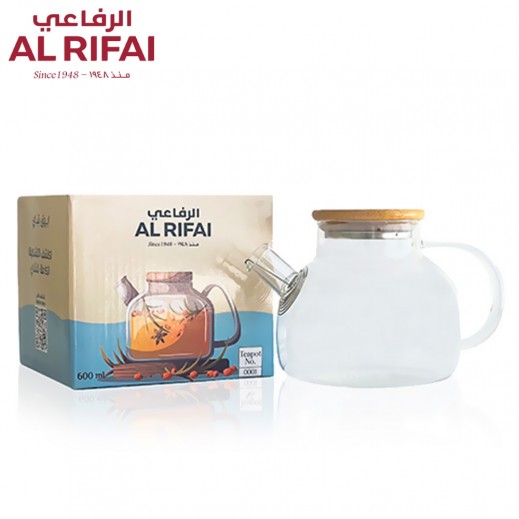 Al Rifai Teapot 600 ml - delivered by Al Rifai For Nuts Within 6 Working Hours