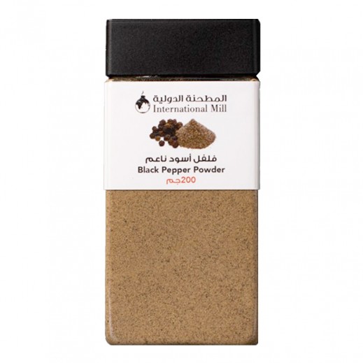 International Mill Black Pepper Powder 200 g - delivered by Taw9eel within 6 working Hours