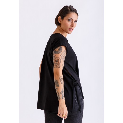 Black Side Tie Top by The Loft - Large  - delivered by Thouqi within 2 working days