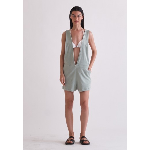 The Loft Towel Jumpsuit Green  - delivered by Thouqi within 2 working days