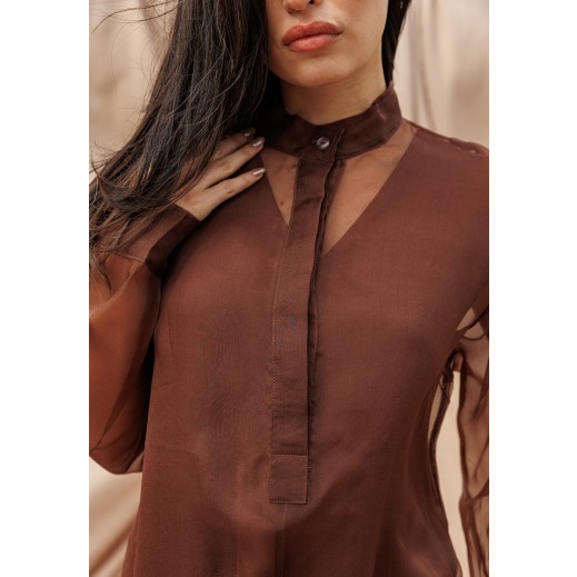 Brown Dress Set - delivered by Thouqi within 2 working days