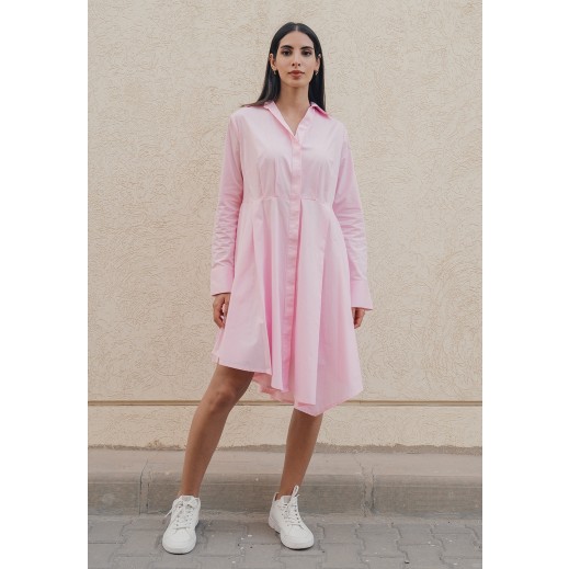 Pink Poplin Dress - delivered by Thouqi within 2 working days