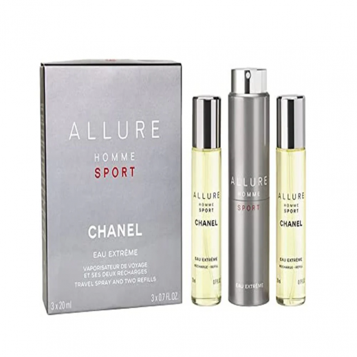 Chanel Allure Sport Extreme EDT For Men 3x20ml - delivered by My Fair Lady Within 2 Working days