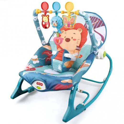 Titibaby Infant Toddler Rocker Blue Lion - delivered by Mini King Co. - Within 2 working days 
