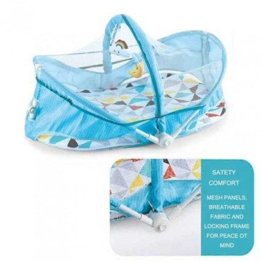 Baby Bed Convenient Folding Take The Comfort And Security +0 Months - delivered by Delivered by Monkiz Company within 24 Hours 