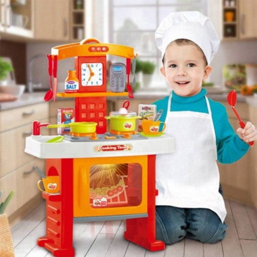 Buy Happy Chef Kitchen Set For Kids 3 Years delivered by Delivered by Monkiz Company within 24 Hours Taw9eel