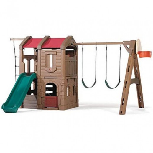 Playground Set For Kids 3+ Years - 461 x 300 x 218 cm - delivered by Delivered by Monkiz Company within 24 Hours 