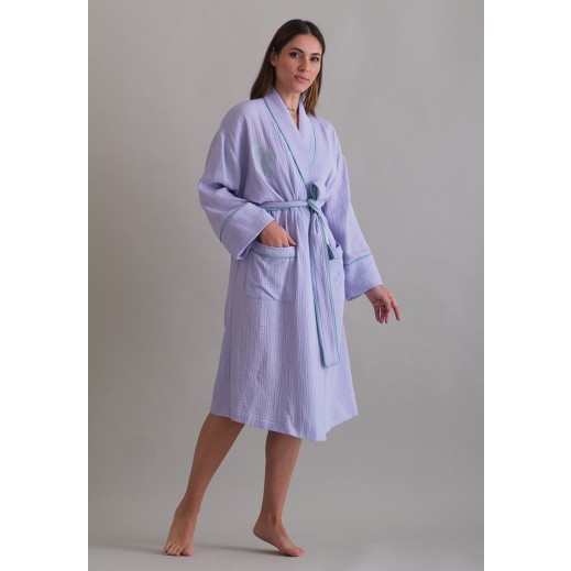 Lavender Customized Robe - delivered by Thouqi within 2 working days