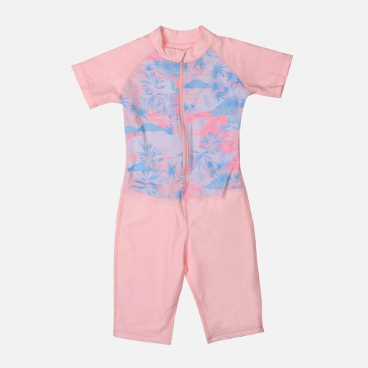 Girls One Piece Swimsuit By Nsport - delivered by Taw9eel in 24 hours 
