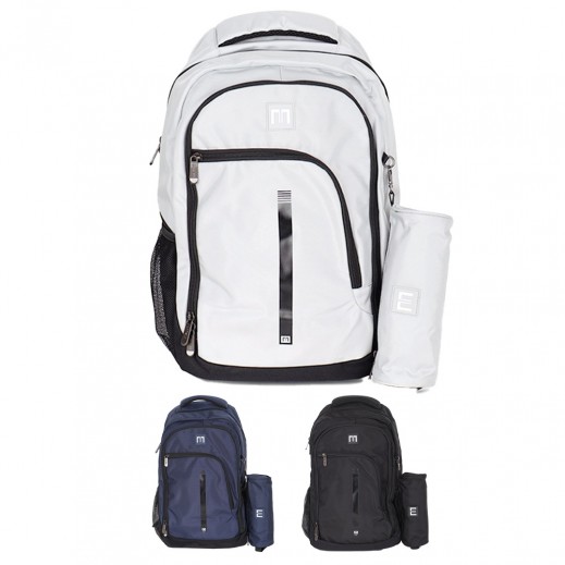 Senior School Backpack + Pencil Case By Melon 48 x 30 x 20 cm - delivered by Taw9eel in 24 hours 