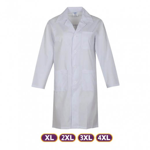 Teflon Unisex Lab Coat By N - White - delivered by Taw9eel in 24 hours 