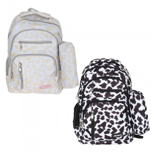 Backpack School Bag With Pencil Case By Murano 46 x 30 x 15 cm - delivered by Taw9eel in 24 hours 
