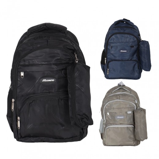 Backpack School Bag With Pencil Case By Murano 46 x 30 x 12 cm - delivered by Taw9eel in 24 hours 