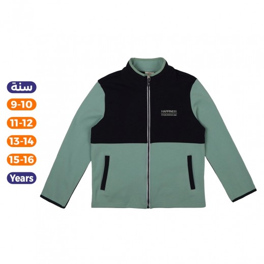 Boys Cardigan By N - Green - delivered by Taw9eel in 24 hours 