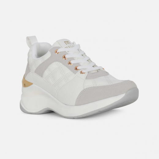 Women Casual Lace-Up Shoes By Melon - White - delivered by Taw9eel in 24 hours 