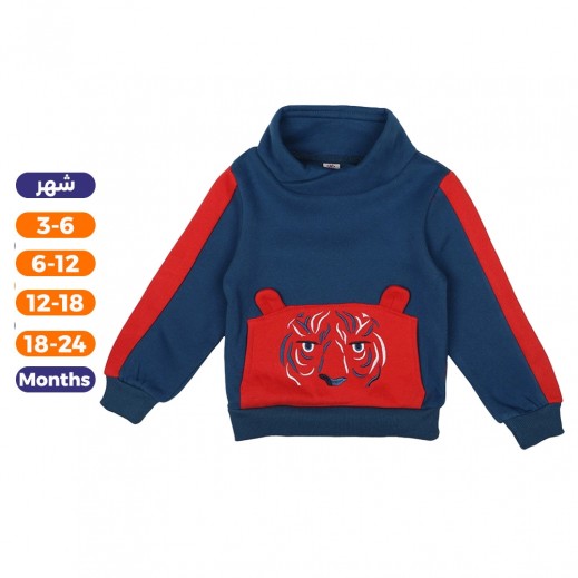 Boys Pullover By N – Blue  - delivered by Taw9eel in 24 hours 