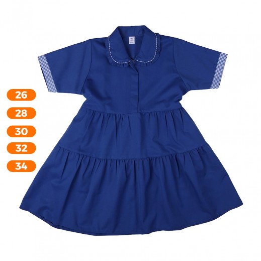 Girls Kindergarten Uniform Midi Short Sleeve By N  - delivered by Taw9eel in 24 hours 