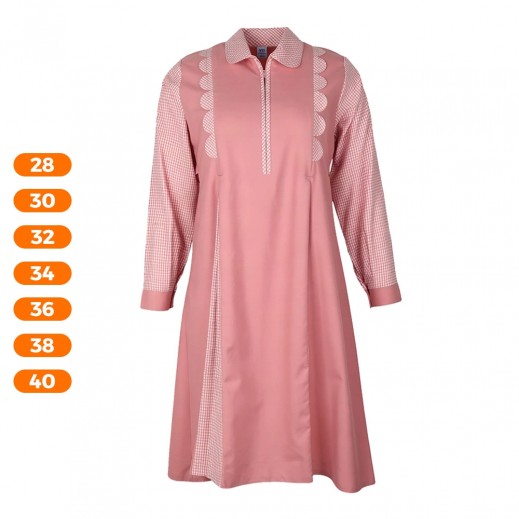Girls Ibthidai Uniform Midi Long Sleeve by Nsport - delivered by Taw9eel in 24 hours 