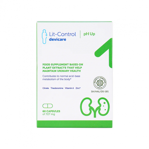 Lit-Control Devicare 727Mg Ph Up 60 Capsules-Green - delivered by Pharmazone Pharmacy - within 2 Hours