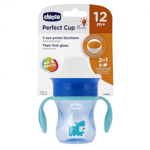 Chicco Perfect Cup Boy 200ml (12m+) - delivered by Pharmazone Pharmacy - within 2 Hours
