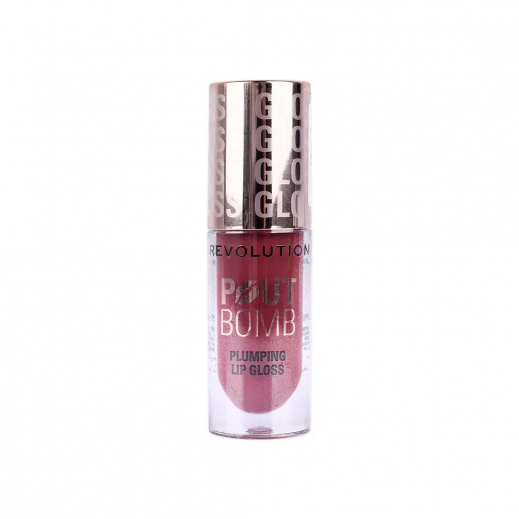 Revolution Pout Bomb Plumping Gloss 4.6ml - Cookie Deep Nude - delivered by The Pharmacy - within 2 Hours
