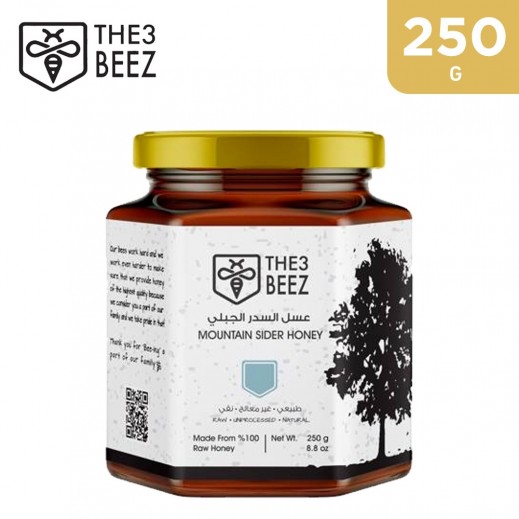 The 3 Beez Mountain Sider Raw Honey 250Gm - delivered by Pharmazone Pharmacy - within 2 Hours