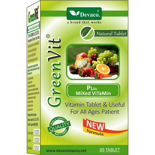 Green Vit 30 Tab توصيل