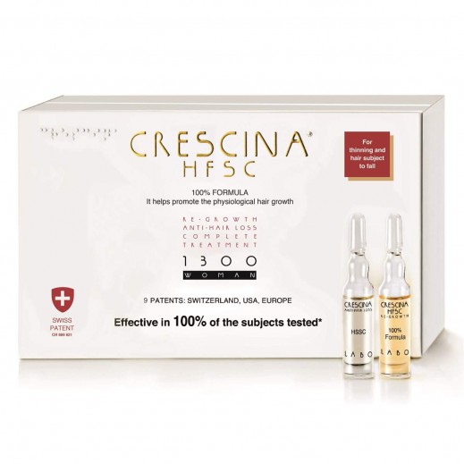 Crescina HFSC Woman Hair Treatment - 10+10 x 3,5ml Vials - delivered by Pharmazone Pharmacy - within 2 Hours