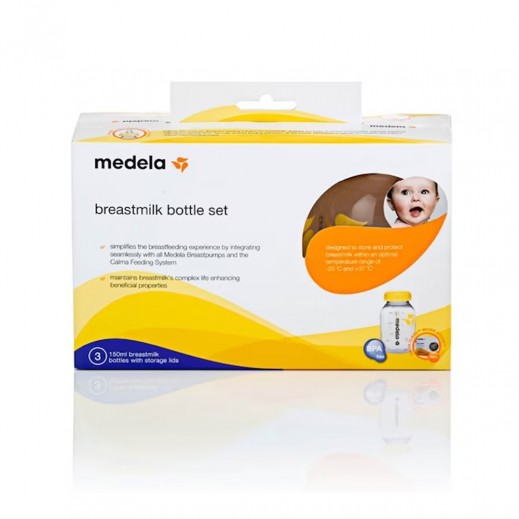 Medela Breastmilk Bottle Set (3 Bottles)  - delivered by Pharmazone Pharmacy - within 2 Hours