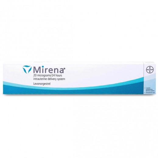 Mirena Intrauterine 20Mcg/24Hr IUD for Women - 1 Pc  - delivered by Pharmazone Pharmacy - within 2 Hours
