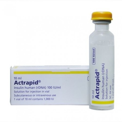 Actrapid 100 Iu/Ml 10 Ml - delivered by Pharmazone Pharmacy - within 2 Hours