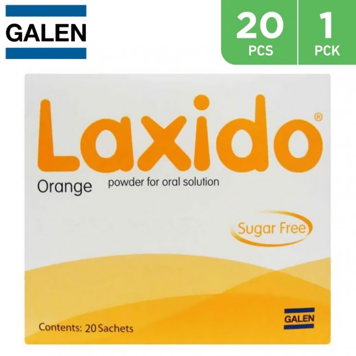 Laxido Orange Powder 20 Scahets - delivered by Pharmazone Pharmacy - within 2 Hours