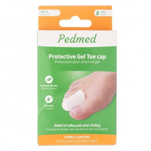 Pedmed Protective Gel Toe Cap Size M - delivered by Pharmazone Pharmacy - within 2 Hours