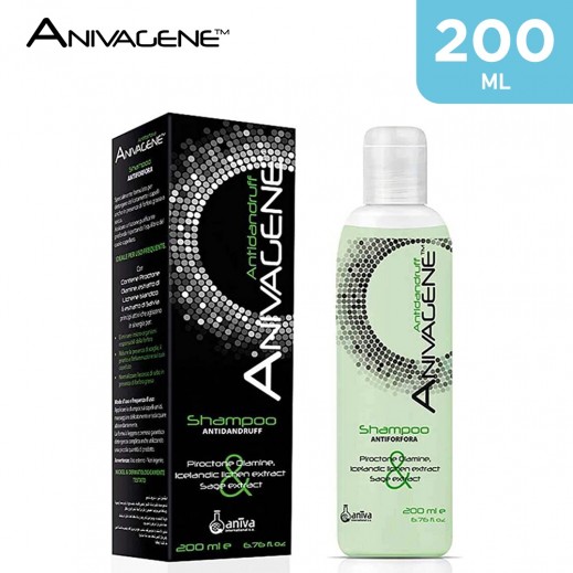 Anivagene Shampoo For Dandruff 200 ml - delivered by Pharmazone Pharmacy - within 2 Hours