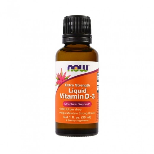 NOW Liquid Vitamin D-3 1000iu 30 ml - delivered by Pharmazone Pharmacy - within 2 Hours