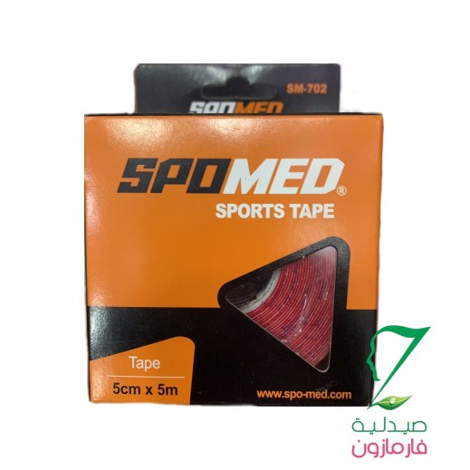 Spomed Sportes Tape 5X5 (SM-702)-Red - delivered by Pharmazone Pharmacy - within 2 Hours