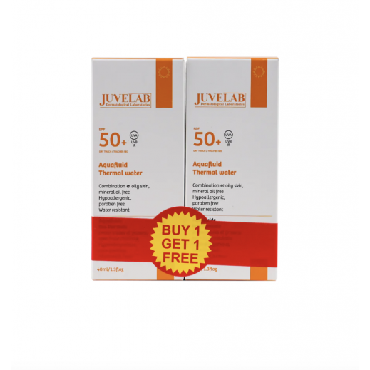 Juvelab SPF50+ Aquafluid Cream 40 ml 1+1 Offer - delivered by The Pharmacy - within 2 Hours