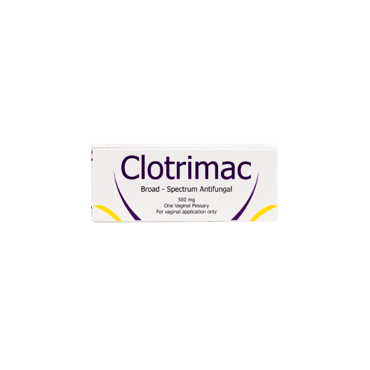 Clotrimac 500Mg 1Vaginal Supp - delivered by Pharmazone Pharmacy - within 2 Hours