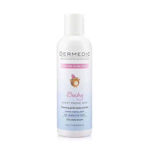 Dermedic Baby Atopy Prone Skin Cleansing Gel 200Ml - delivered by Pharmazone Pharmacy - within 2 Hours