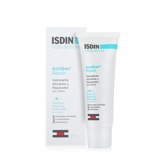 Isdin Acniben Soothing Repairing Moist Gel Cream 40Ml - delivered by Pharmazone Pharmacy - within 2 Hours