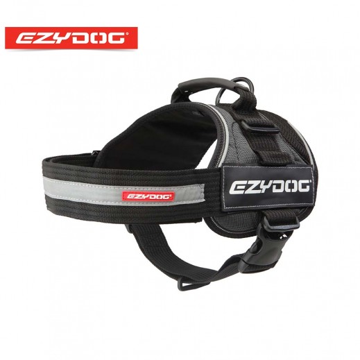 EzyDog Convert Large Dog Harness - Charcoal - delivered by Petzone within 4 working hours
